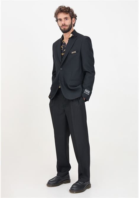 Pantalone elegante nero da uomo con logo Piece Number VERSACE JEANS COUTURE | 77GAA125N0309899